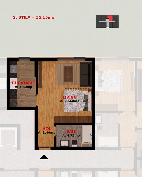 Morarilor Bucuresti. Garsoniere si Apartamente doua camere