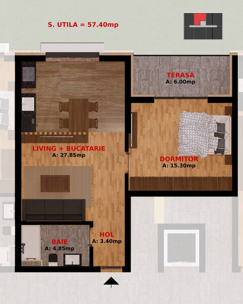 Morarilor Bucuresti. Garsoniere si Apartamente doua camere